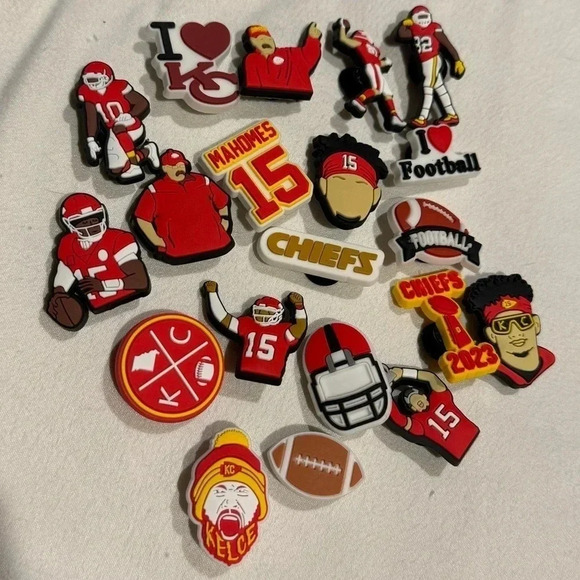 CROCS Shoes - Kansas City Chiefs Croc Charms